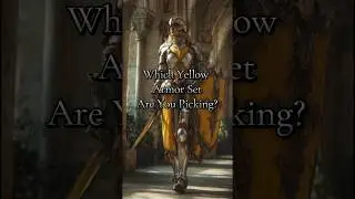 Which Yellow Armor Set Are You Picking? #armor #knight #fantasy #yellow #outfit