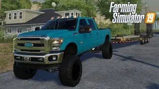 FS19 - 2011 Ford F-350 w/ tow trailer - Car mod for Farming Simulator 2019 ROLEPLAY