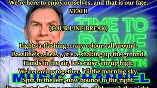 Time to Rave karaoke backing by Rodge Austin