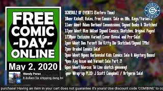 FREE COMIC DAY ONLINE Hour 3 - Alex Milne, & Exclusive Cover reveal!