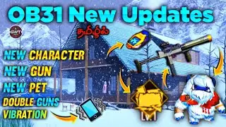 New Snow Map OB31 Updates || OB31 Advance Server New Updates || MAC-10 Gameplay || New Pet Ability