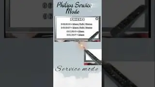 Led tv Philips service mode