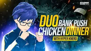 Road to Ace In Duo 4 #BGMI  Rank Push Gameplay | Hyper Knerd