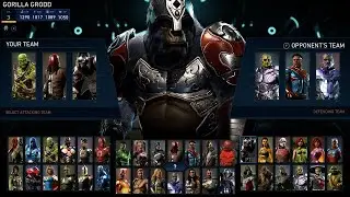 Swamp Thing & Red Hood & Gorilla Grodd vs Brainiac & Superman & Darkseid - Injustice 2 Legendary