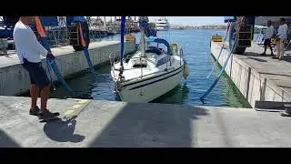 Yelkenli tekne nasıl lifte alınır ?