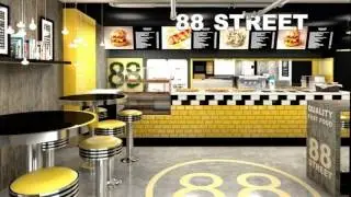 Fast food restaurant kitchen design