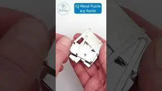 Skilltoyz IQ Metal Puzzle Teaser Rattle Design 35. No solution shown - spoiler-free.