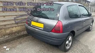 Renault Clio MK2 Glass Look Rear Wiper Delete PH1/PH2 (Easy How to)