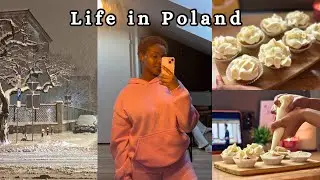 Cozy day in my life | Aesthetic living alone diaries | Grocery shopping in Poland | Cooking, Baking