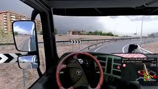 Realistic Weather[Snowy Moon] Lights+ New Suspension[ Benz Actros VB Truck] Most Hidden Roads/1.53#2