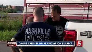 Arson Detection Dog Helps Sniff Out Arson Suspect