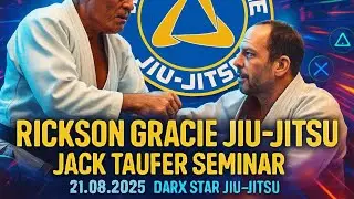 Rickson Gracie Jiu Jitsu Seminar with Jack Taufer at Dark Star Jiu Jitsu. 21.08.2025 #bjjtechnique 