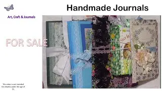 Handmade Journals For Sale listed on my Website