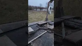 handling 180K Hi-tinsel 4000' wire rolls with bale bed!