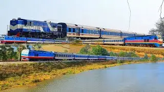 Những Chuyến Tàu Khách Bắc Nam Chạy Qua Những Cảnh Đẹp Trên Đất Nước Việt Nam Ngày Mùng 5 Tết ... 👇