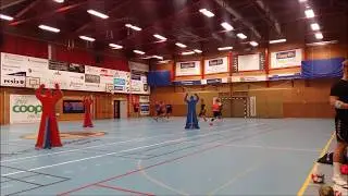 FoamDude Tr&auml;nings&ouml;vningar Handboll passningar + kontring