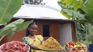 Traditional Pilau Cooking|Peaceful Village life.