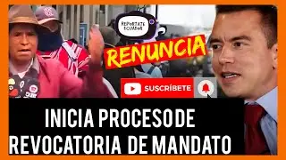 REVOCATORIA DE NOBOA INICIA CON FUERZA EN 2 PARTES DEL PAÍS ESTA FRITO NOTICIAS ECUADOR HOY