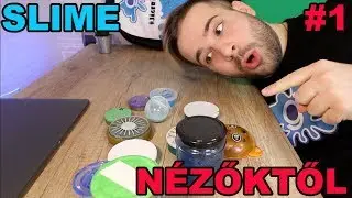 NÉZŐK SLIMEjait TESZTELEM ! | NAGYON KIRÁLY #JÁGERSLIME-okat KAPTAM ! #1