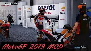 MotoGP 2019 MOD | Jorge Lorenzo | Gameplay + TV REPLAY | #JerezGP