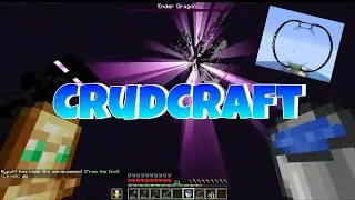 Minecraft 1.16 CrudCraft Season 4 EP3 | Ender Dragon fight and MegaBase