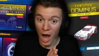 CRIMSON DOMINUS IN THE ROCKET LEAGUE ITEM SHOP!