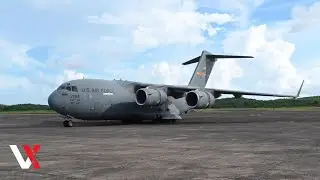 US Air Force C-17 and Navy Destroyer Operate Near Puerto Rico Amid Military Buildup| VERTEX