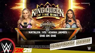 WWE 2K25 Universe #queenofthering - Natalya VS Kiana James