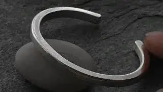 One full Troy ounce 24k silver cuff (no talking) (MustacheMetalWorks)