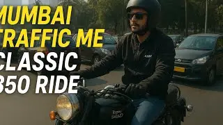 Part 8- Classic 350 Mumbai Traffic Ride 💀🔥 | Daily Commute Madness 😅🏍️#bikeride #mumbai 
