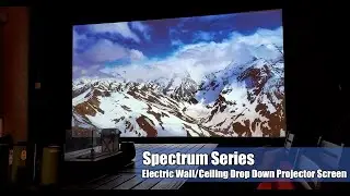 Экраны серии Elite Spectrum: идеальное решение для электрических настенных/потолочных выдвижных экранов