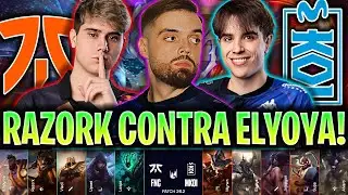 IBAI CASTEA A ELYOYA vs RAZORK! 😱DUELO ÉPICO!🔥 - FNC vs KOI LEC VERSUS 2026 ESPAÑOL IBAI COSTREAM