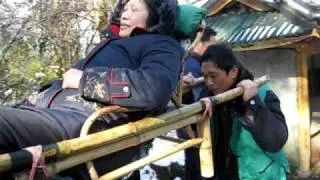 Emei Shan bamboo carrier