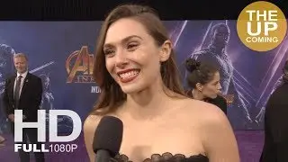 Elizabeth Olsen interview Avengers Infinity War premiere