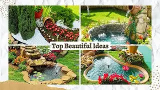 Top Beautiful Ideas - Small Garden Pond with Waterfall and Rock