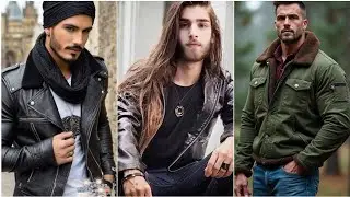 Awesome, beautiful and very elegant design collection of leather fashion outfits for boys and men .