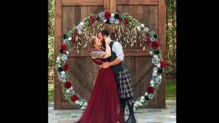 Nicole and David's Wedding Arch Build Time Lapse