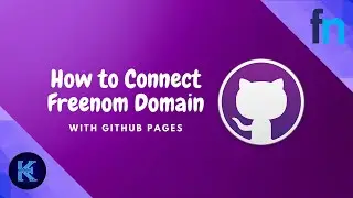 Host Your Website for Free with GitHub and Freenom | Link GitHub Pages with Freenom domain | KTechy