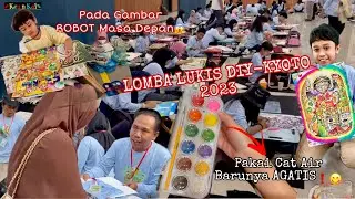 OMG❗️UNBOXING CAT LUKIS AGATIS WARNA CERAH 😍 LOMBA LUKIS DIY KYOTO 2023❗️