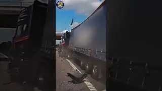 idiots in cars #shorts #truckcrash #idiotsincars #carcrashes #carcrashcompilation