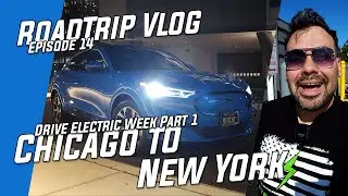 Mach-E Road Trip Vlog EP 14 | Drive Electric Week Part 1 - Chicago to New York State 4K