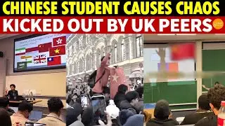 UK Professor Places Taiwan Flag Next to China, Chinese Student Causes Chaos, Scolded by Classmates