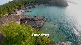 How high was your first cliff jump? Higher than this 12 year old? 😎 The Grotto. Canada.