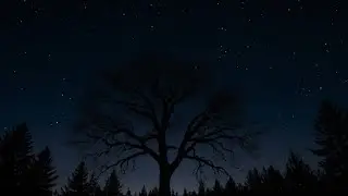 Cricket Sounds & Soft Breeze in a Forest Night | ASMR for Sleep & Relaxation