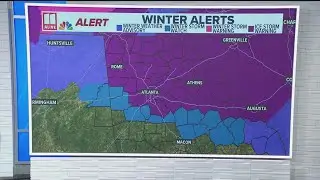 Winter Storm updates | Tracking latest timing winter precipitation will hit north Georgia, metro Atl