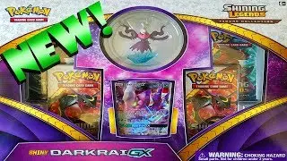 AMAZING NEW SHINY DARKRAI GX BOX OPENING POKEMON SHINING LEGENDS
