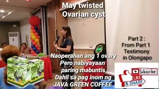 Testimony of Java Green Coffee #Ovariancyst #JavaGreenCoffee #Coffee #Greencoffee