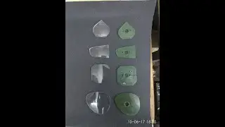 Semi Auto Lens Edger Machine by Deep International - Grinding Demo of Complex Glass/Lens shapes