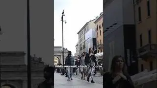 THREE FUN ACTIVITIES IN MILAN❗Part: 2 #shorts #unique #country