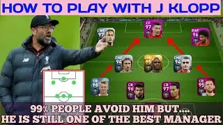 How to play with J KLOPP in PES 20 Mobile  Lineup guide for Klopp in PES #drgranny #klopp